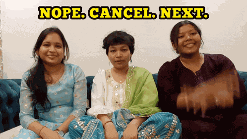 Jagyasini Friends Nope Cancel Next GIF