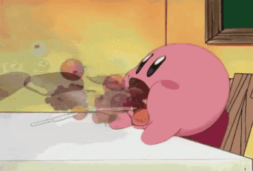 Kirby Eating GIF