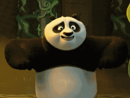 Kung Fu Panda Po Funny GIF