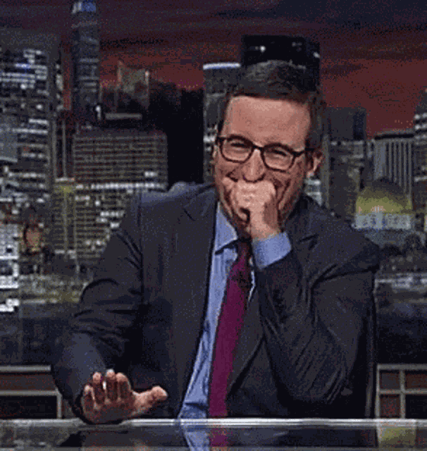 Last Week Tonight With John Oliver Laughing GIF