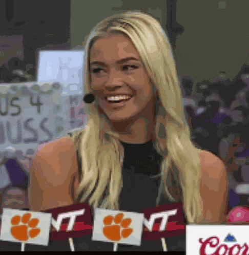 Livvy Dunne College Gameday GIF