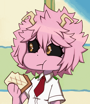 Mina Ashido Chew GIF