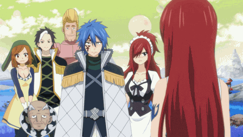 Mystogan Erza GIF