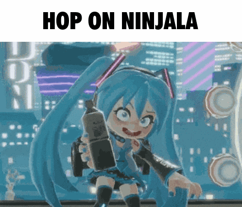 Ninjala Miku GIF