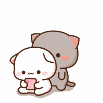 Peach Loves Goma Peach And Goma GIF