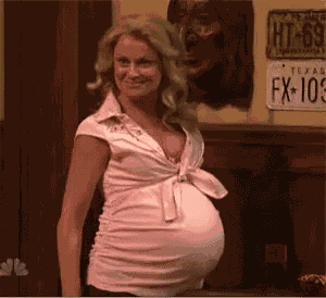 Pregnant Dance - Snl GIF