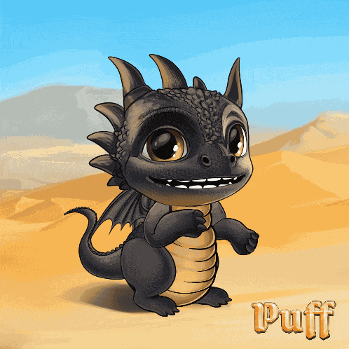 Puff Puff The Dragon GIF