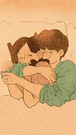 Puuung Puuung Hug GIF