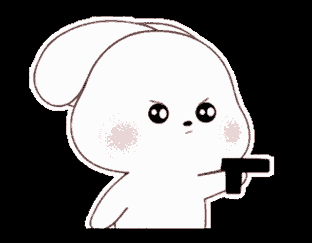 Rabbit Sticker Bunny Sticker GIF