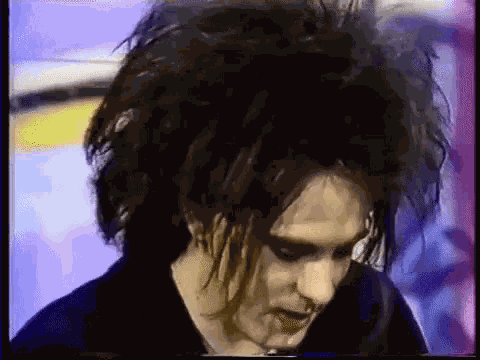 Robert Smith Kissy Kissy GIF