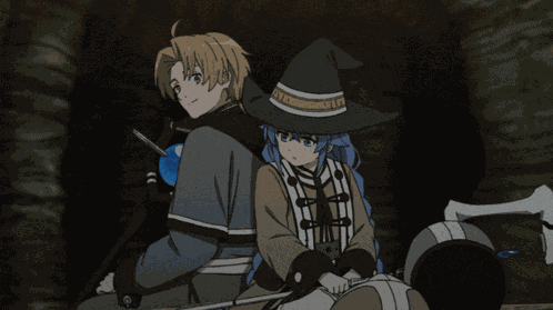 Roxy Migurdia Rudeus Greyrat GIF