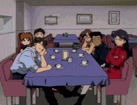 Ryoji Kaji Misato Katsuragi GIF
