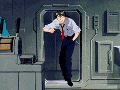 Ryoji Kaji Neon Genesis Evangelion GIF