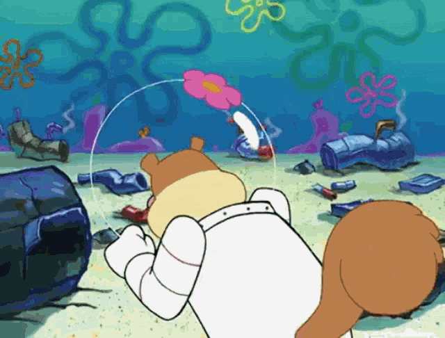 Sandy Cheeks Smile GIF