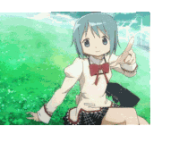 Sayaka Pointing Sticker