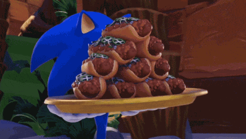 Sonic Prime Chili Dogs GIF