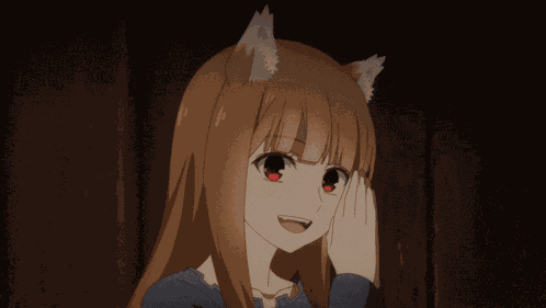 Spice And Wolf Holo GIF