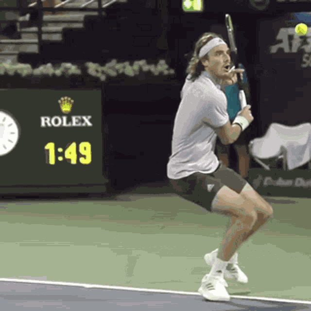 Stefanos Tsitsipas Backhand GIF