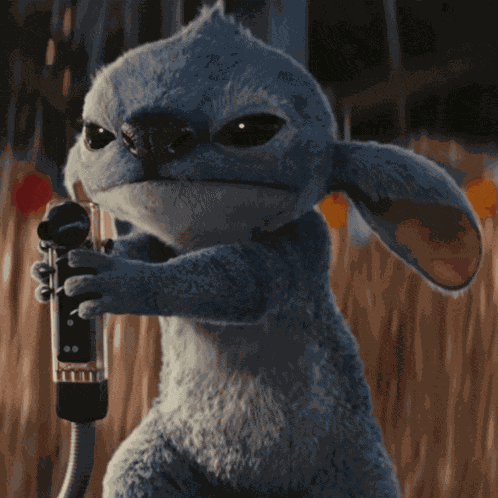Stitch Eyebrows Sinister Evil Grin GIF
