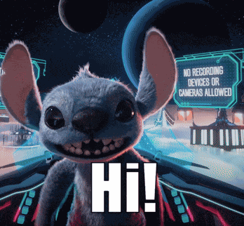 Stitch Hi GIF