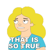 That Is So True Debbie Harper Sticker