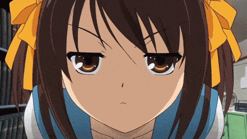 The Melancholy Of Haruhi Suzumiya Haruhi GIF