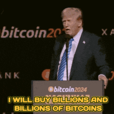 Trump Bitcoin GIF