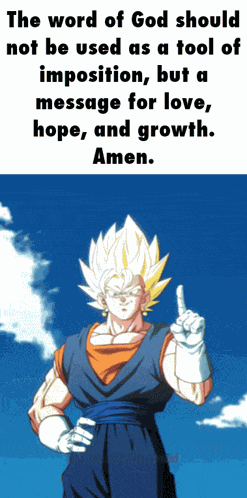 Vegito Christian Vegito GIF