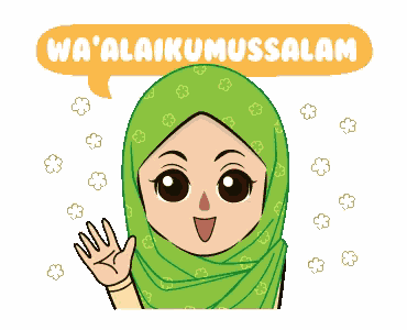 Waalaikumsalam Hijab GIF