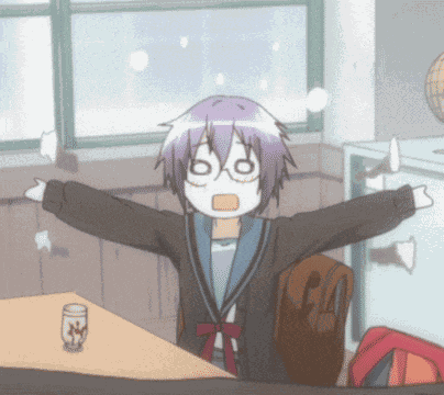 Yuki Nagato Melancholy Of Haruhi Suzumiya GIF